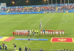 FUDBAL, LIGA NACIJA 2022, KOLO 1 Crna Gora - Rumunija